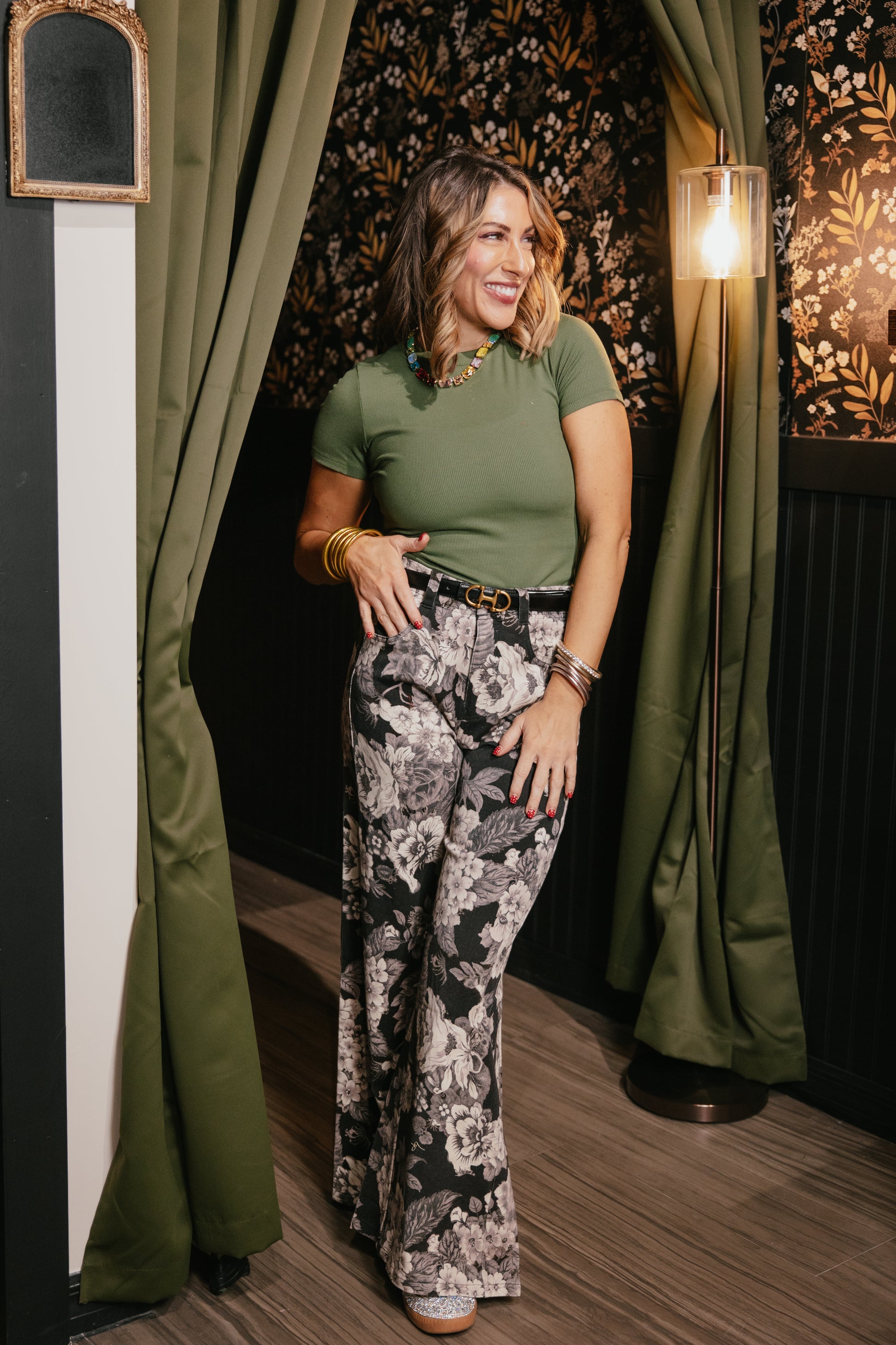 Like A Glove Top In Steeped Sage