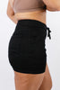 Easy Street Pull On Shorts in Black - Reg/Curvy