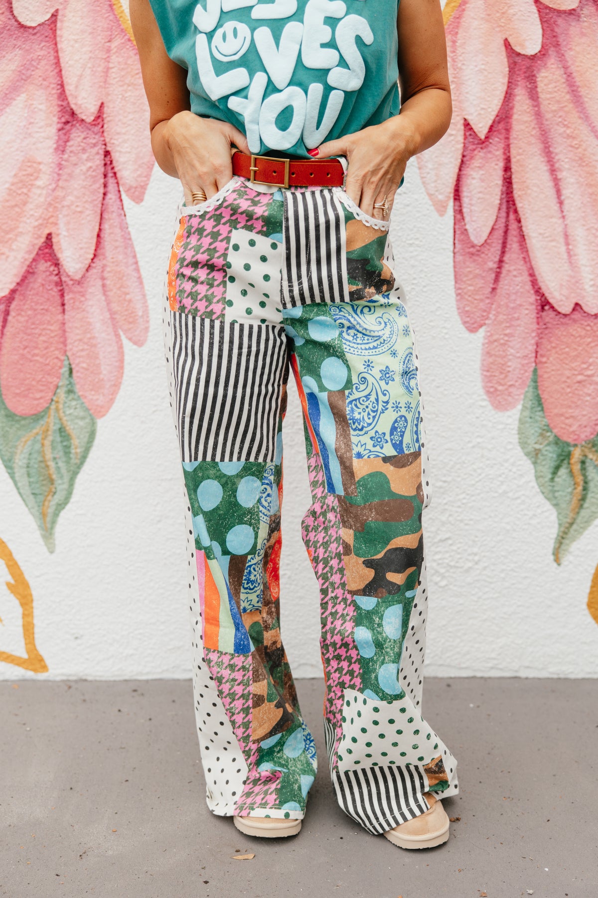 Camo Patchwork Denim