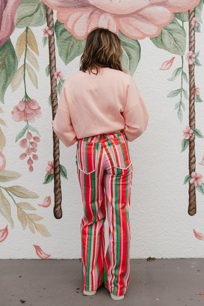 Candy Stripe Denim