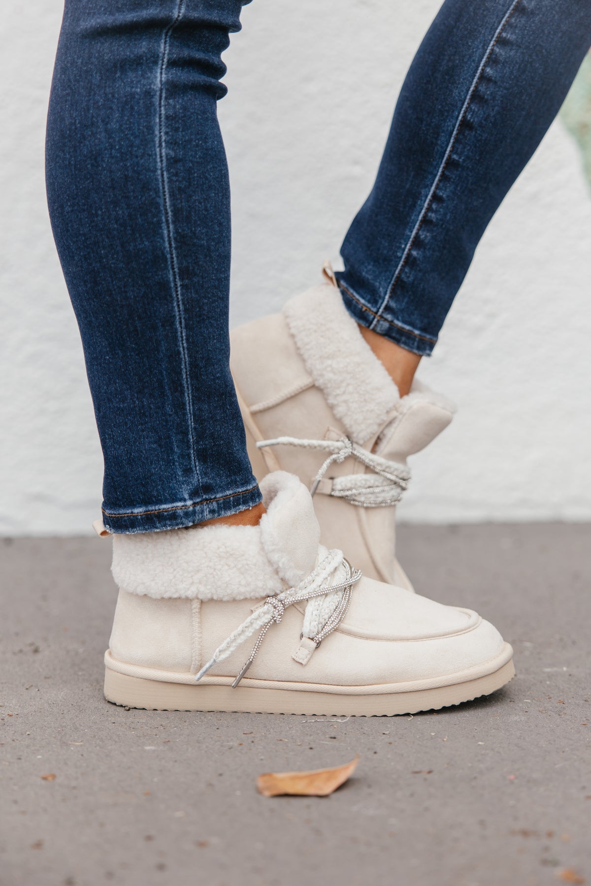 Very G Cream Cherilyn Bling Boots