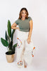 Flex Fit Top in Olive - Reg/Curvy