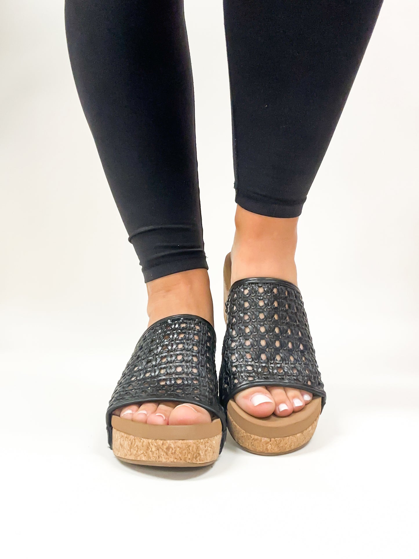 Corky's Black Vacation Sandals