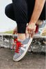 Corky's Black White Houndstooth Friend Zone Sneakers