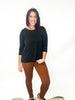 Simple Charm Top in Black - Reg/Curvy