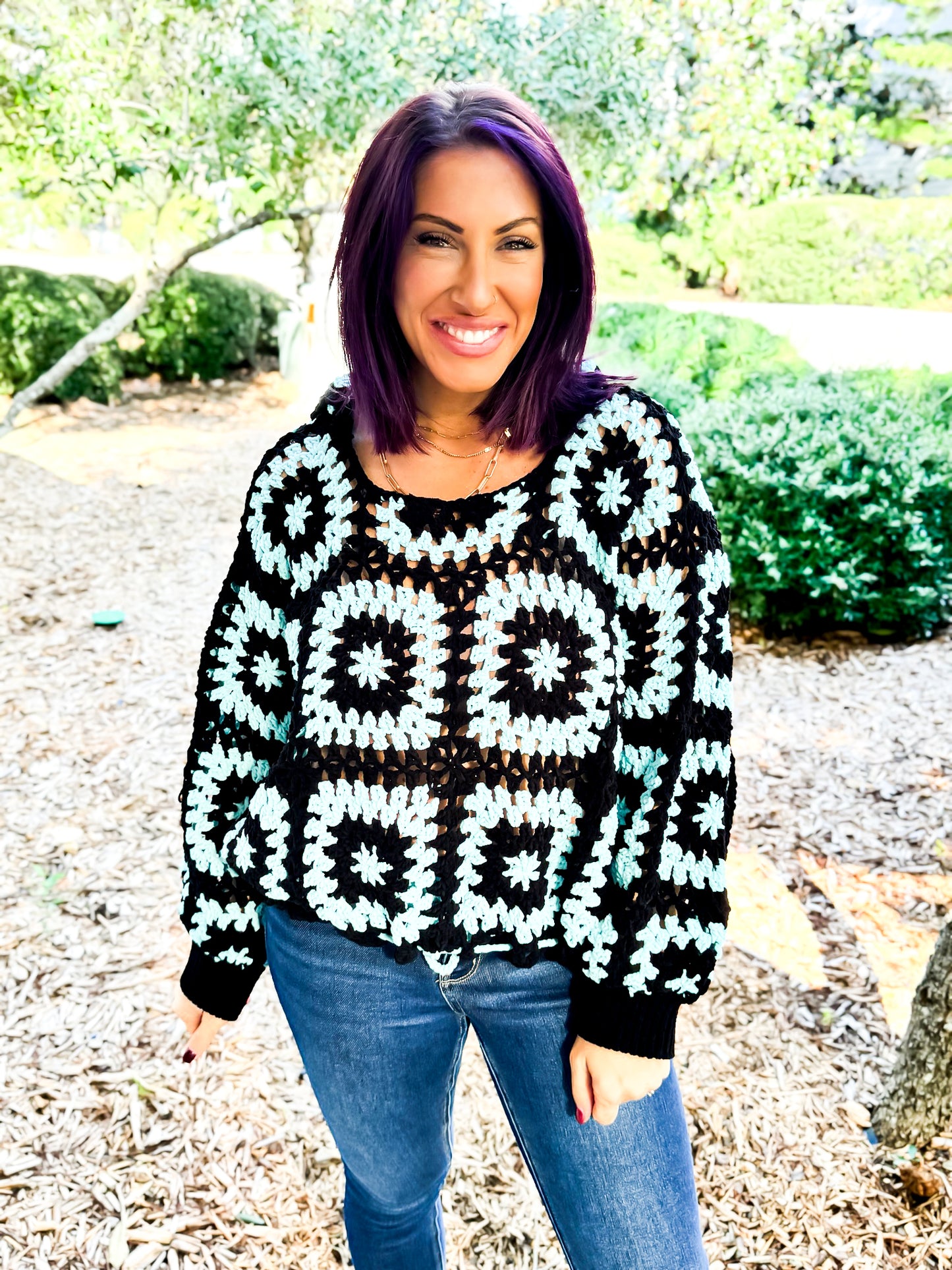 Presale:  Granny Square Sweater