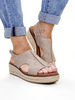 Corky's Taupe Ready or Not Wedges