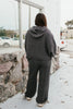 Cable Crush Knit Hoodie