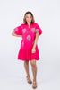 Flourish and Flounce Dress in Fuchsia - Reg/Curvy