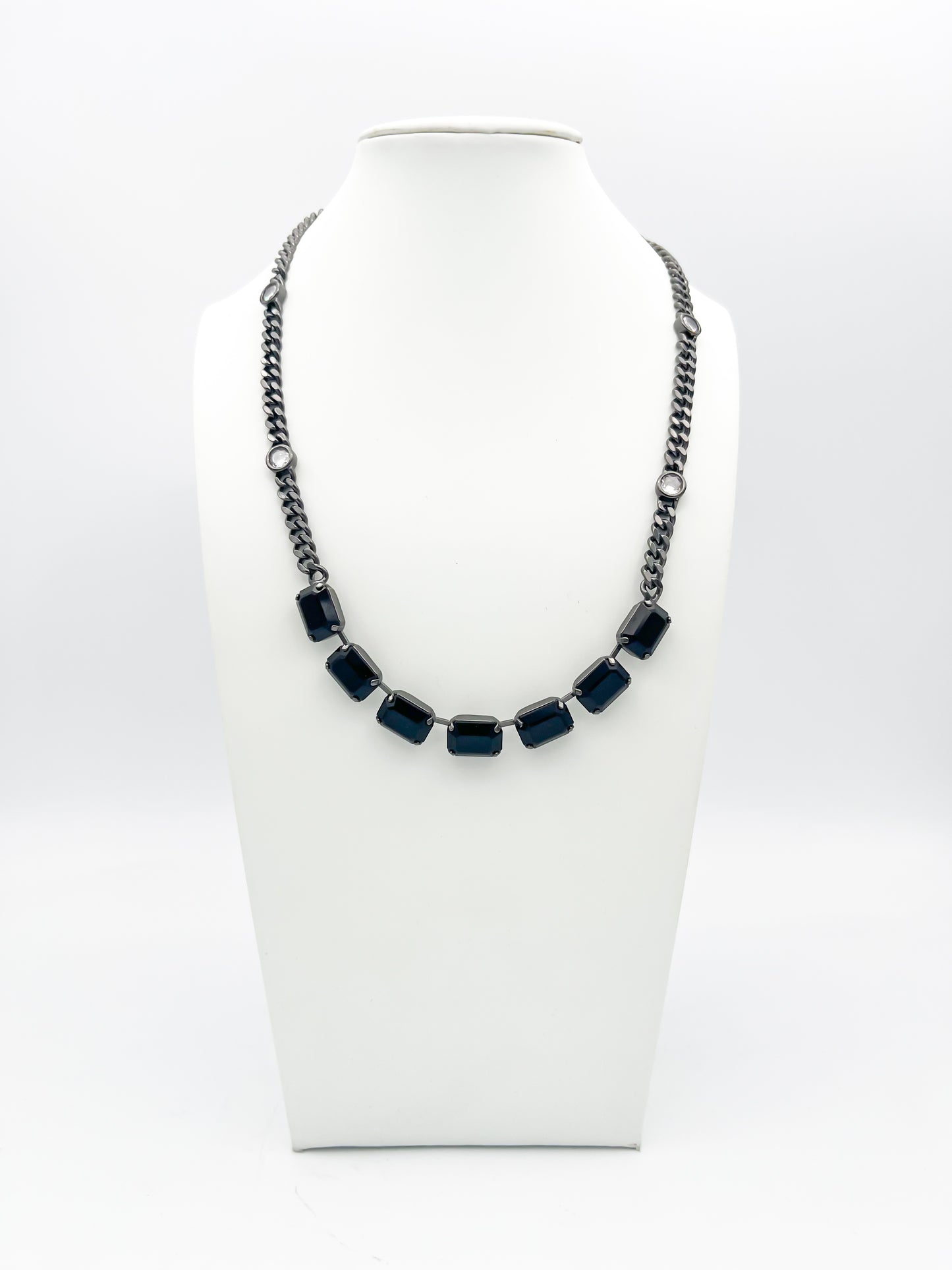 Tova Leilani Necklace in Gunmetal