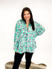 Kelly Green Charm Plaid Button Down - Reg/Curvy