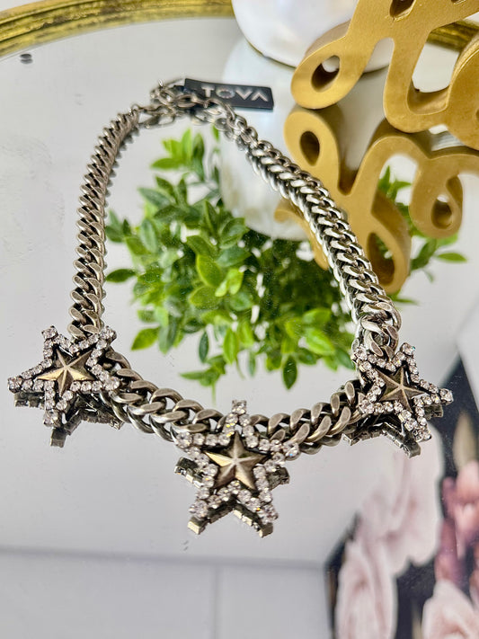 Tova Skylar Necklace in Antique Silver - FINAL SALE