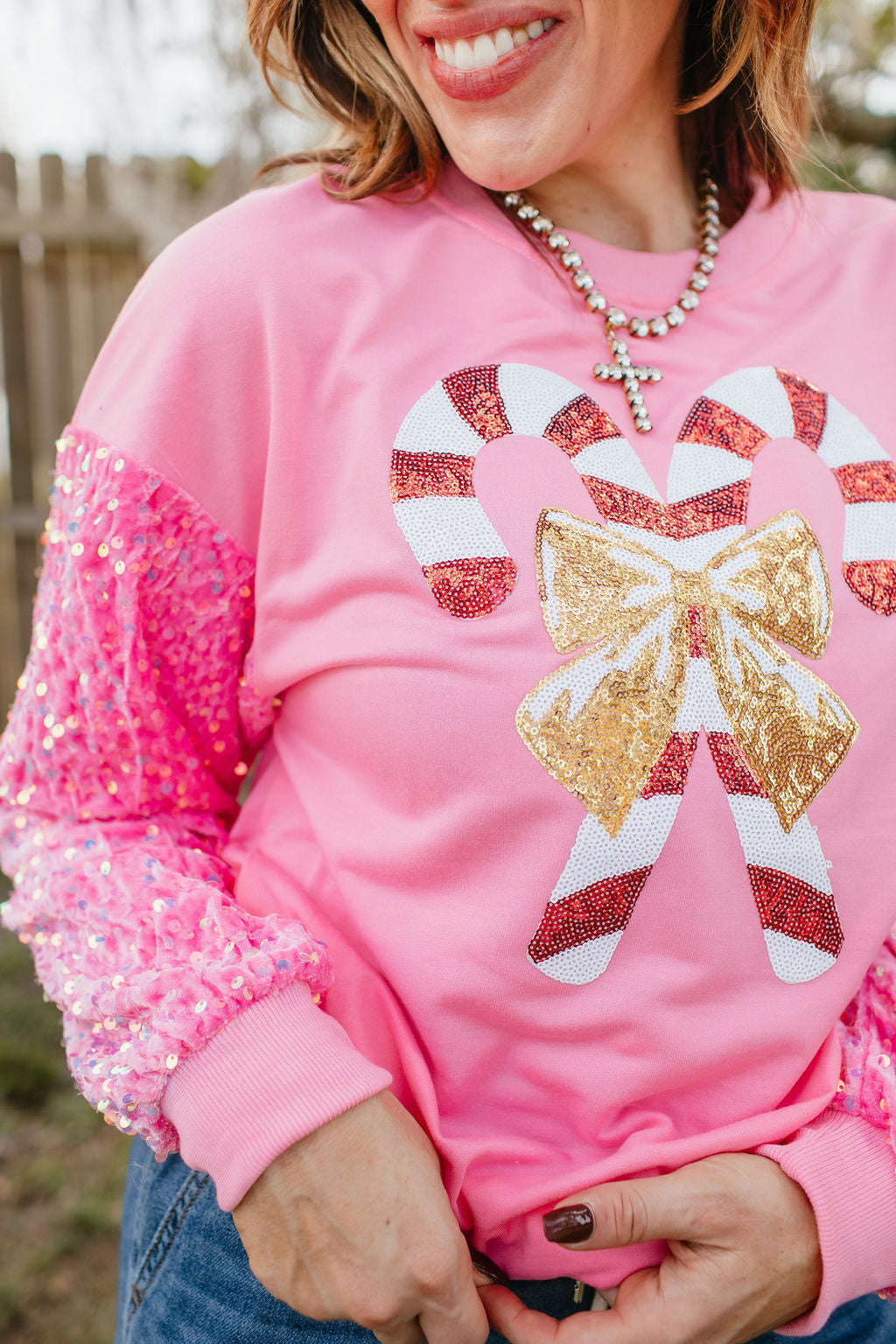 Candy Cane Lane Sweater