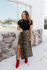 Power Play Skirt In Cheetah - Reg & Curvy