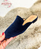 Corky's Navy Velvet Spotlight Shoes