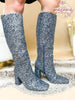 Corky's Sapphire Glitter Yolo Boots - Wide Calf- FINAL SALE