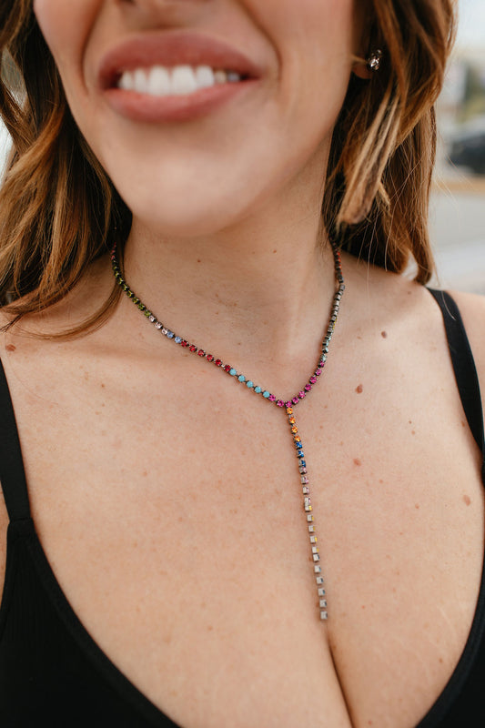 Tova Kassandra Necklace in Antique Silver Multi - FINAL SALE