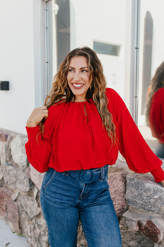 Scarlet Glow Top