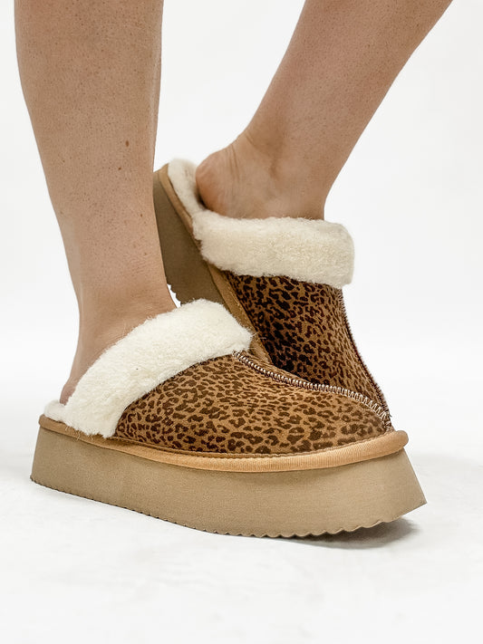 Presale:  Corky's Mini Leopard Cuddle Up Boots