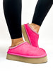 Chaussures Pillow Talk en simili-daim fuchsia de Corky