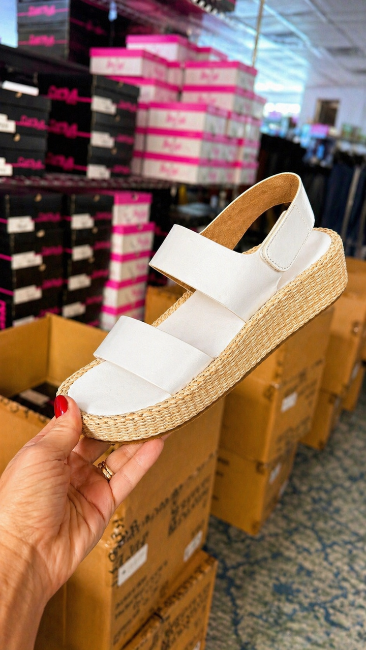 Corky's White Heatwave Sandals