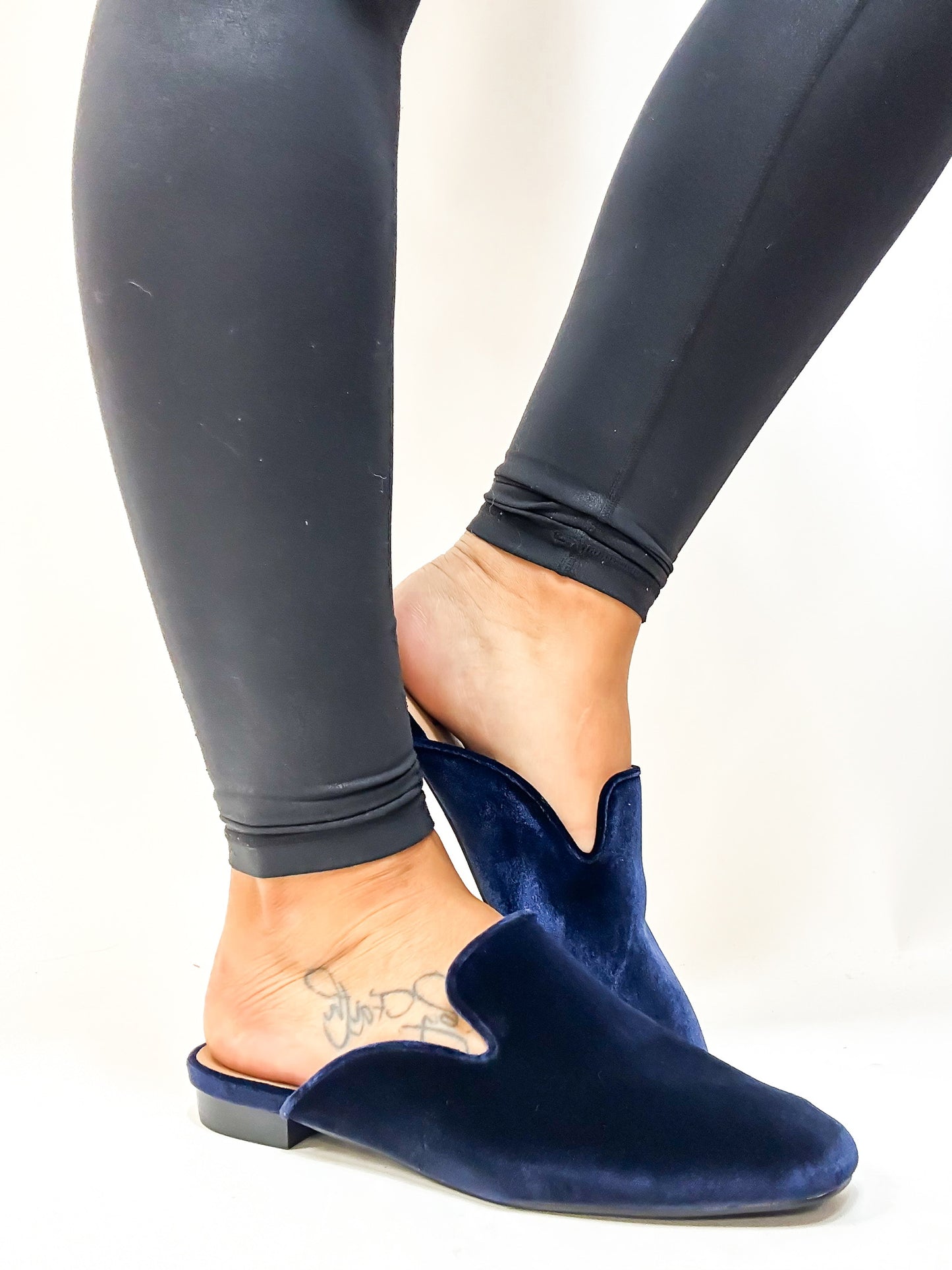 Corky's Navy Velvet Spotlight Shoes