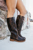 Corky's Espresso Crinkle Gallop Boots