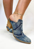 Corkys Blue Washed Denim Tex Mex Boots