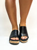 Corky's Black Saddle Up Sandals