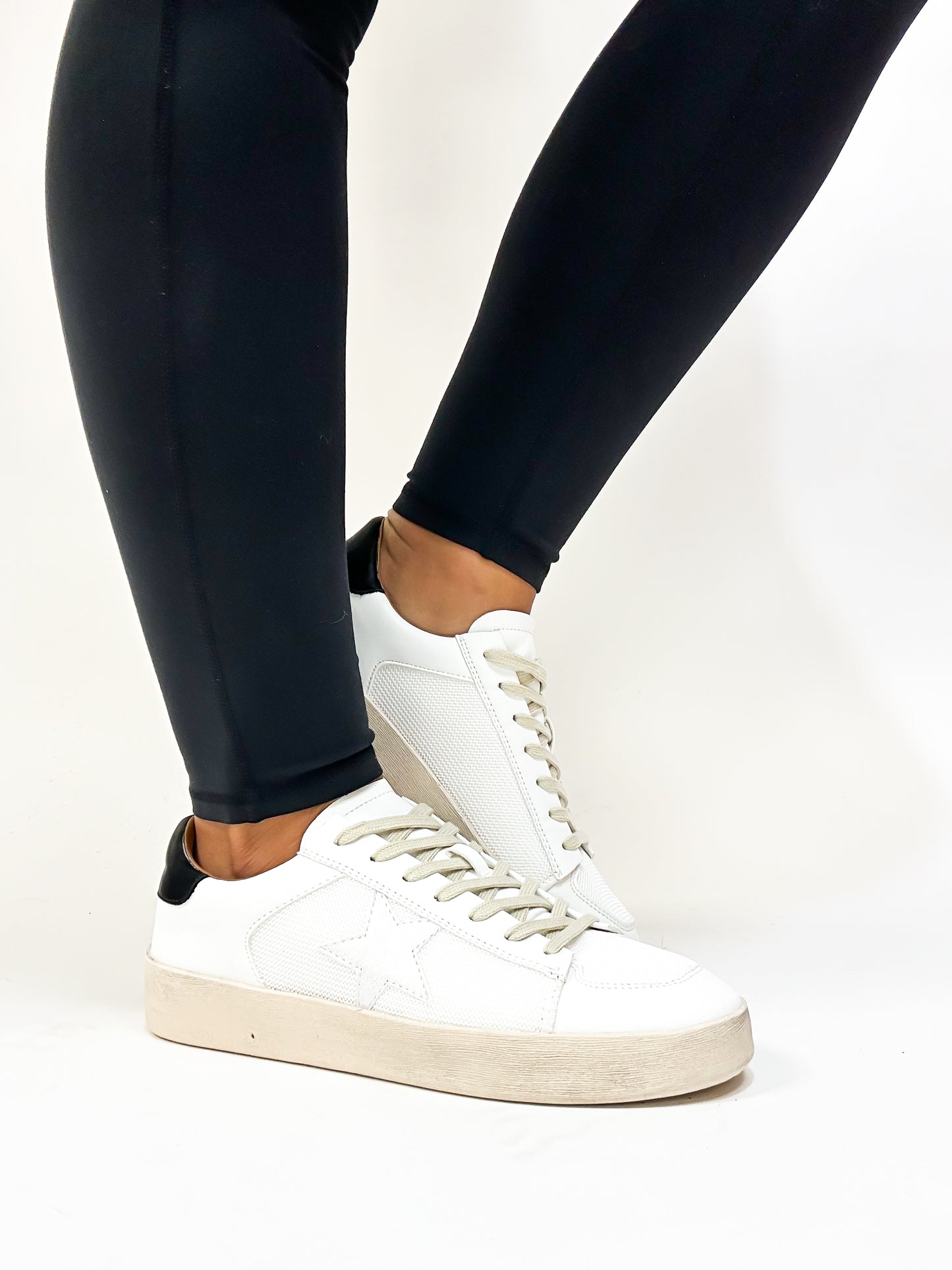 Corky's White Another Round Sneakers