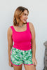 Wear Everywhere Tank Top In Pink - Reg & Curvy