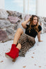 Power Play Skirt In Cheetah - Reg & Curvy