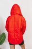 Bright Side Puffer Jacket In Red - Reg & Curvy