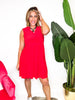 The Liz Dress in Red - Reg/Curvy