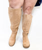 Corky's Camel Faux Suede Hay There Boots Wide Calf Friendly