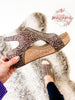 Corky's Taupe Small Leopard Ashley Sandals