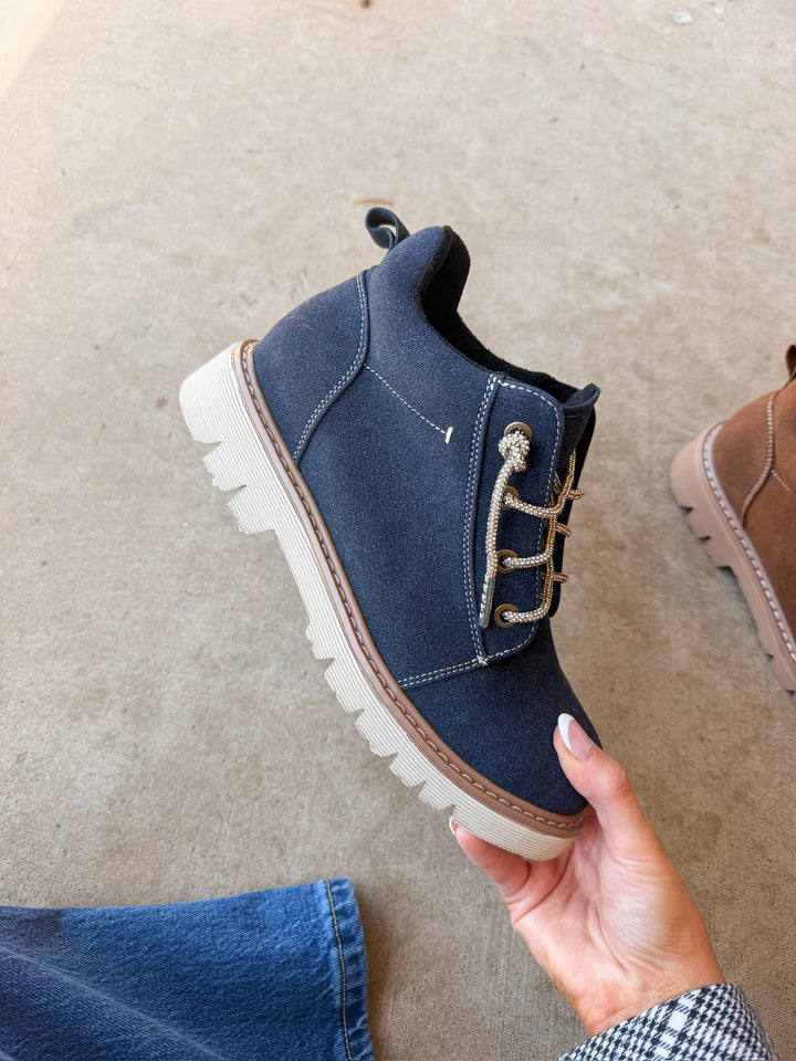 Very G Navy Bernie Boots