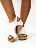 Corky's White Lace Carley Sandals