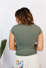 Flex Fit Top in Olive - Reg/Curvy