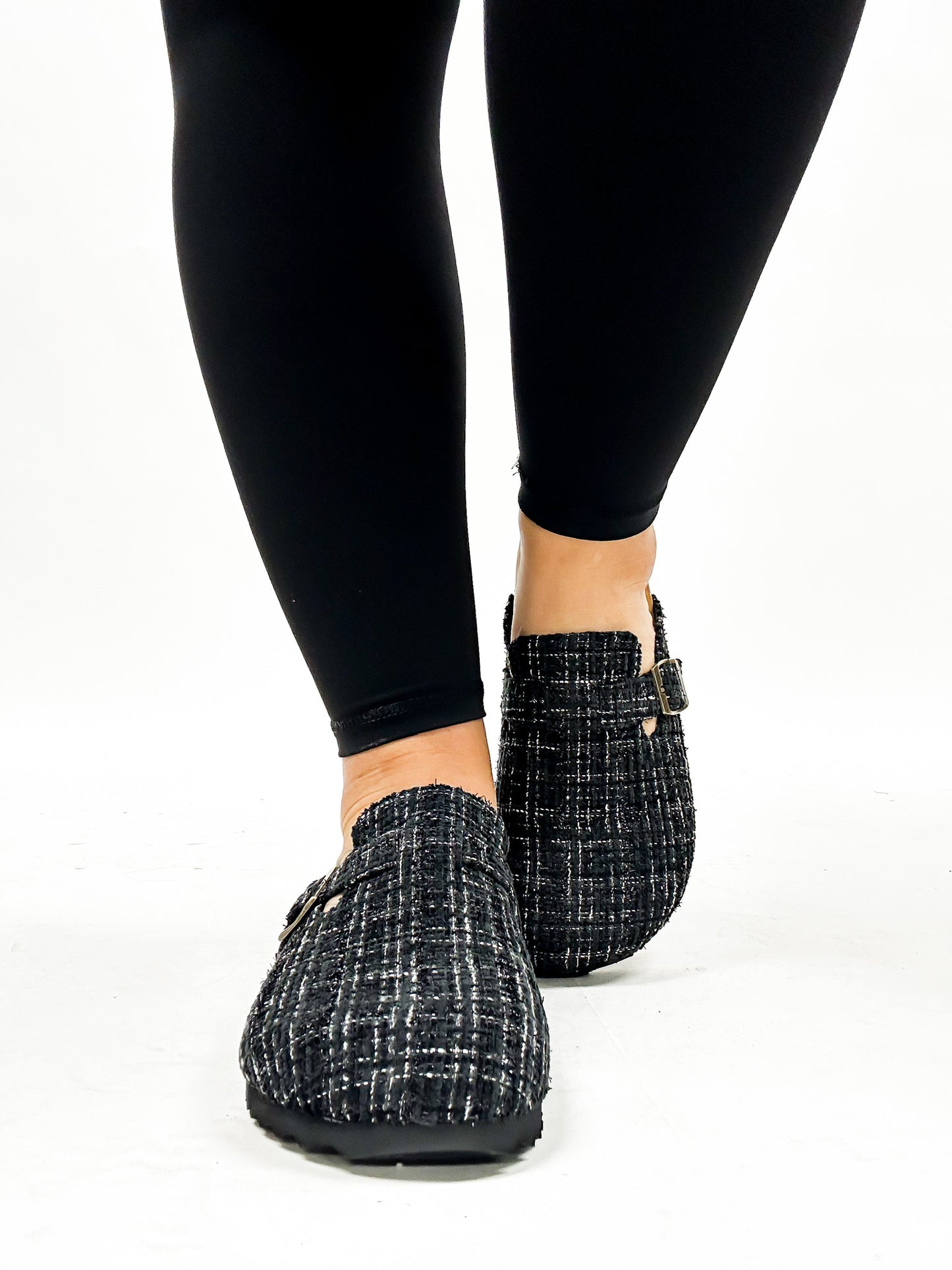 Corky's Black White Tweed One For The Books Shoes FINAL SALE