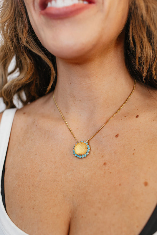 Tova Cambrie Necklace in Orange - FINAL SALE