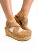 Corky's Camel Faux Suede Case Closed Shoes