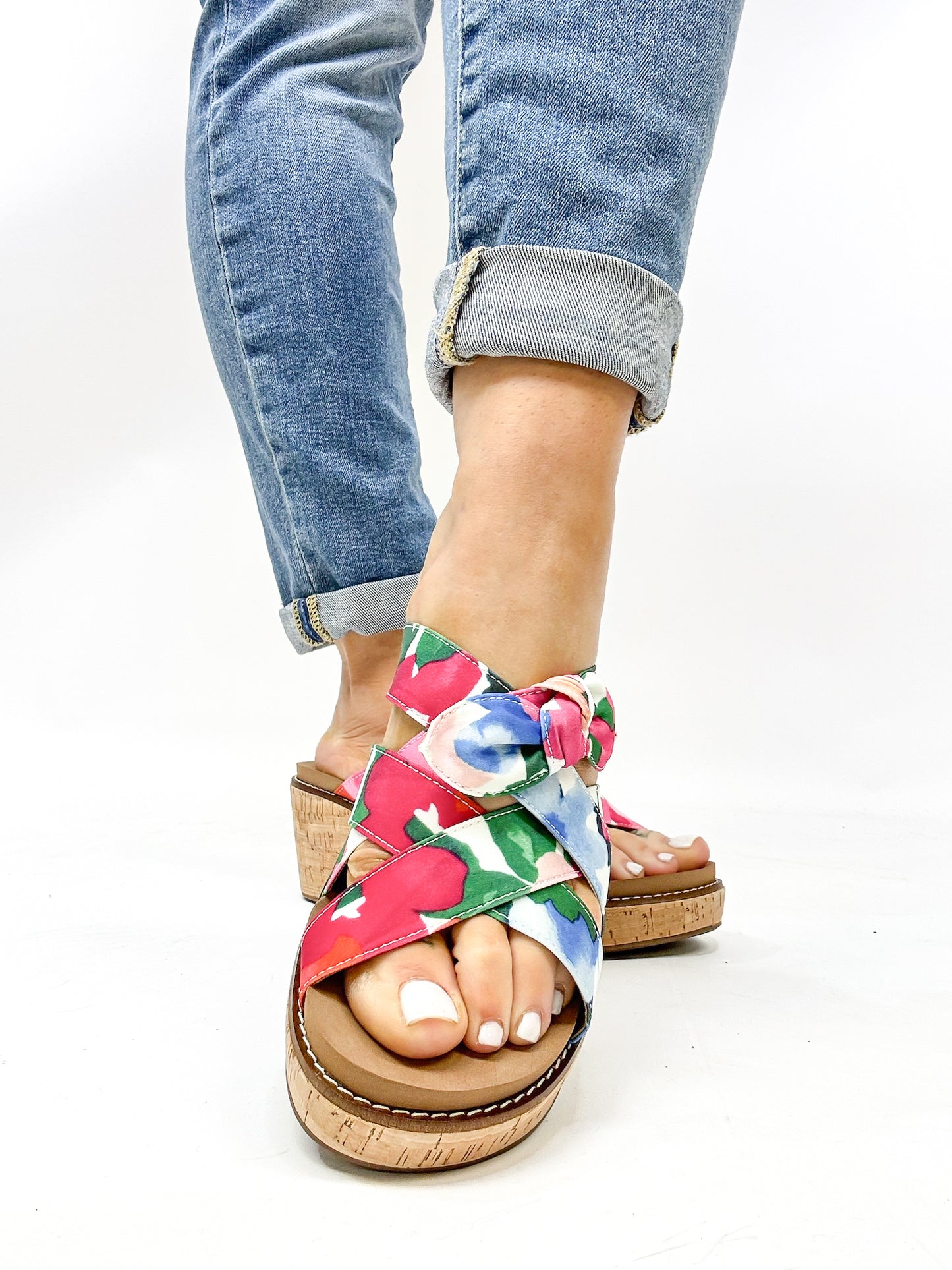 Corky's Floral Bowdacious Sandals