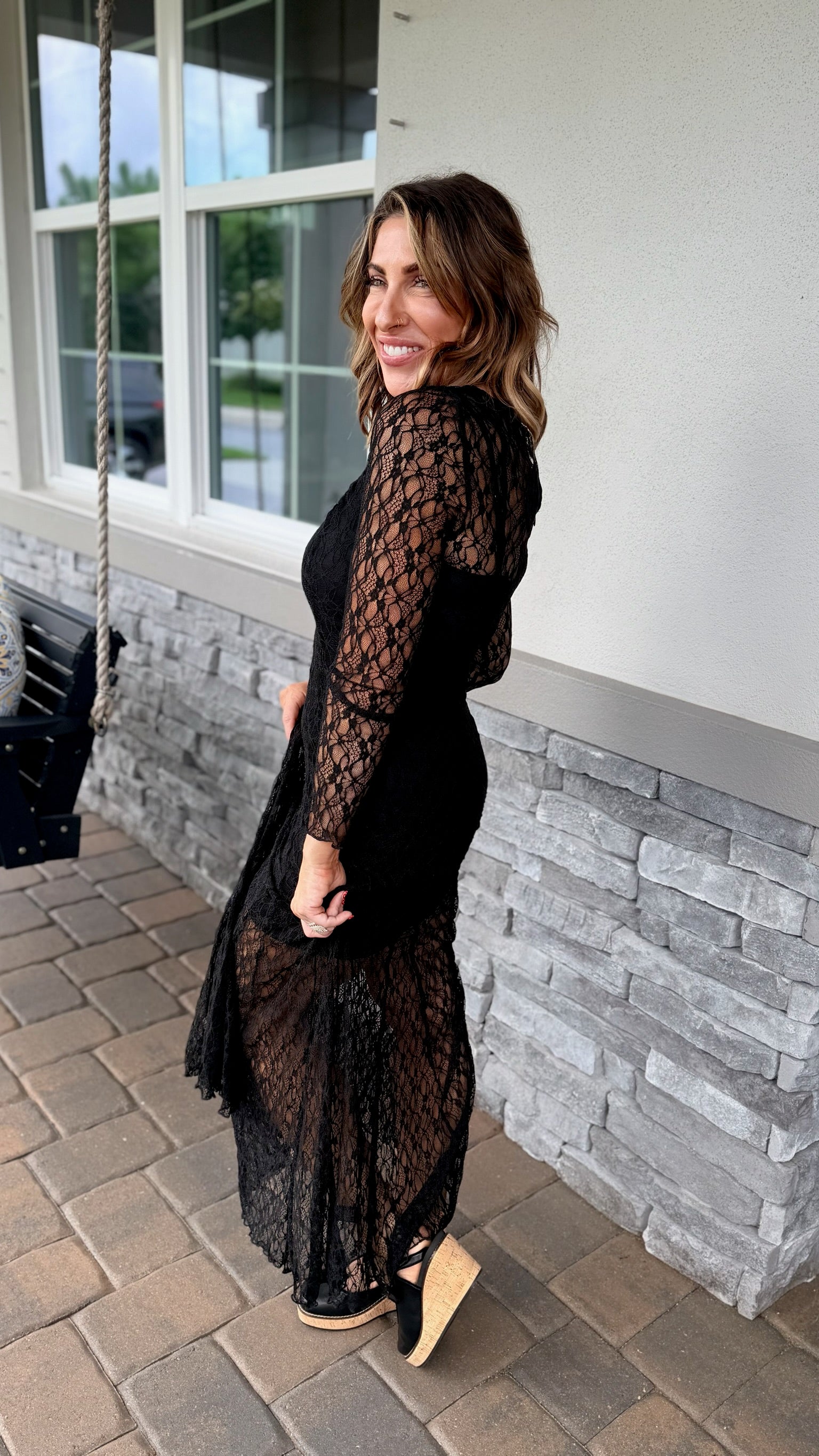 Black Rose Dress