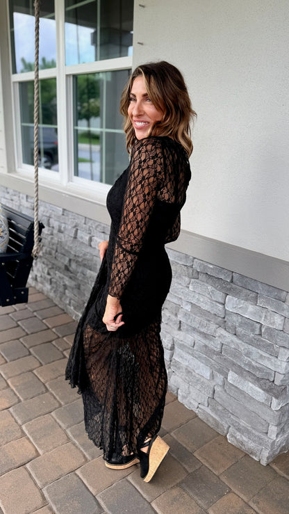 Black Rose Dress