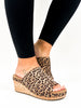 Corky's Tan Leopard Hissy Fit Wedges