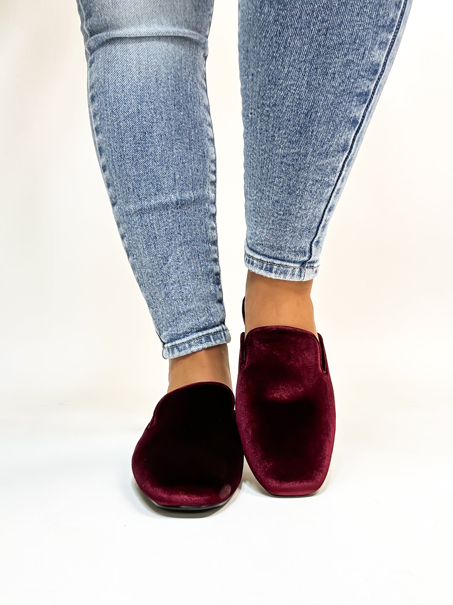 Corky's Burgundy Velvet Spotlight Shoes