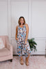 Phierce Fashions Jumpsuit in Blue Floral - Reg/Curvy