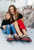 Betsey Johnson Women's Red Plaid Harloe Shoes