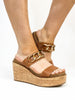 Corky's Cognac On Vacay Sandals